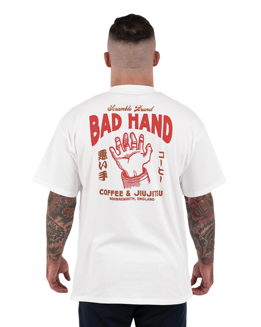 SCRAMBLE x BAD HAND COFFEE Tシャツ