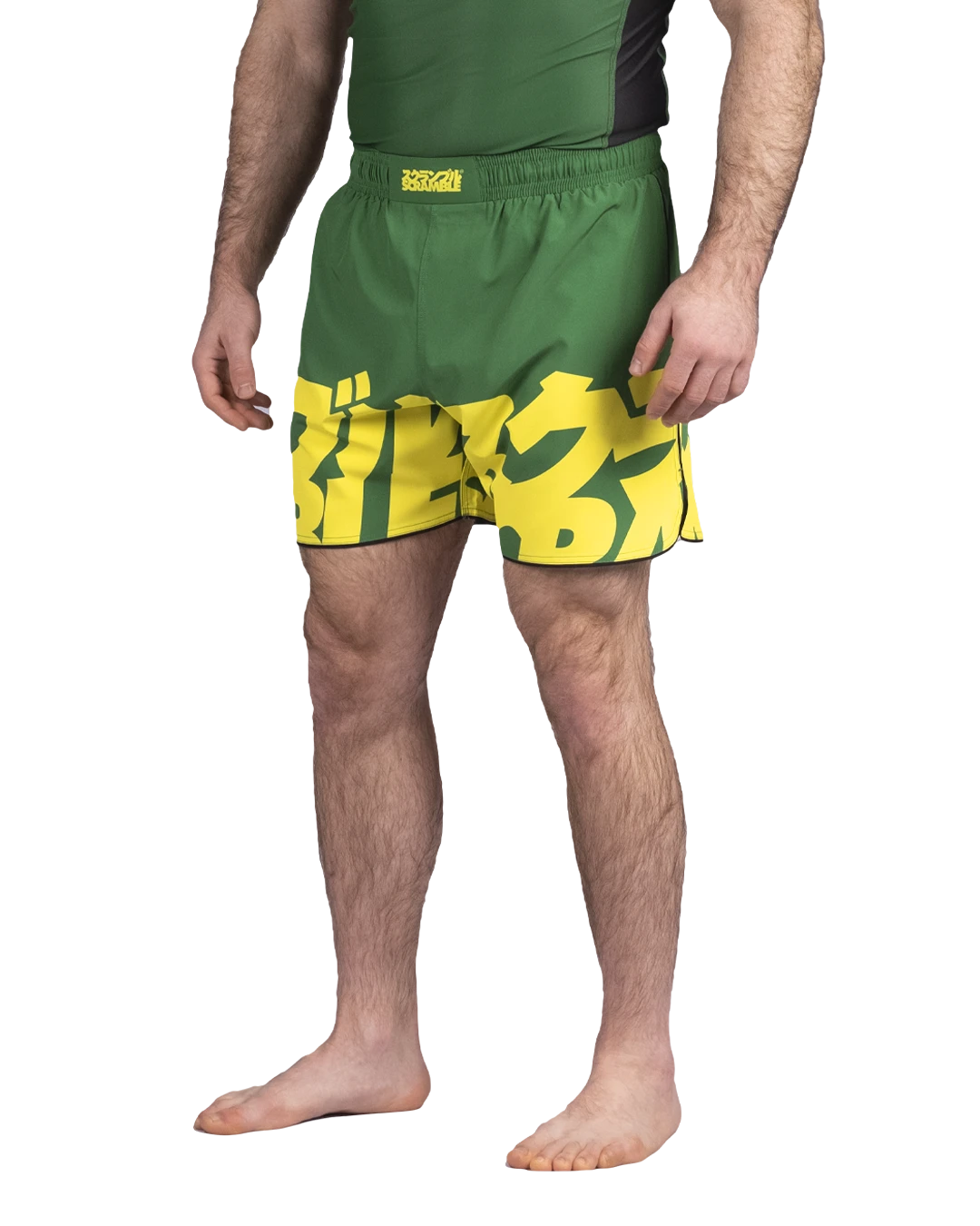 BAKA グラップリングショーツ GREEN&YELLOW