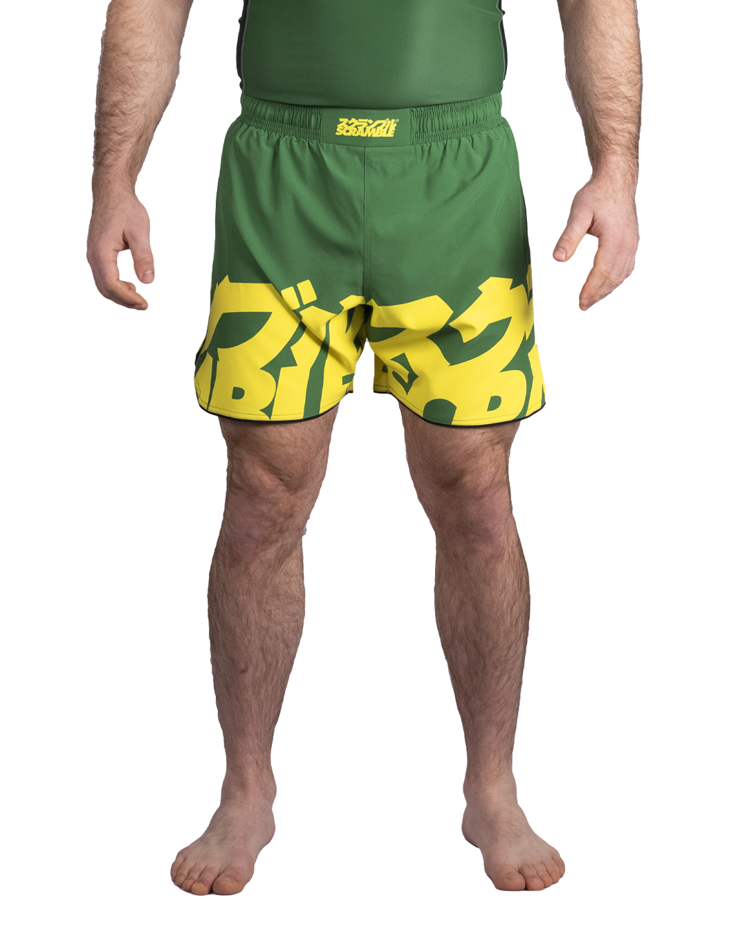 BAKA グラップリングショーツ GREEN&YELLOW