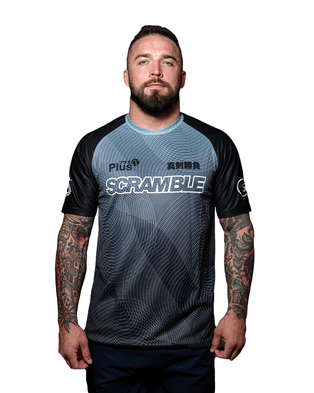 DORAI トレーニングTシャツ BLACK/GREY – SCRAMBLE JAPAN