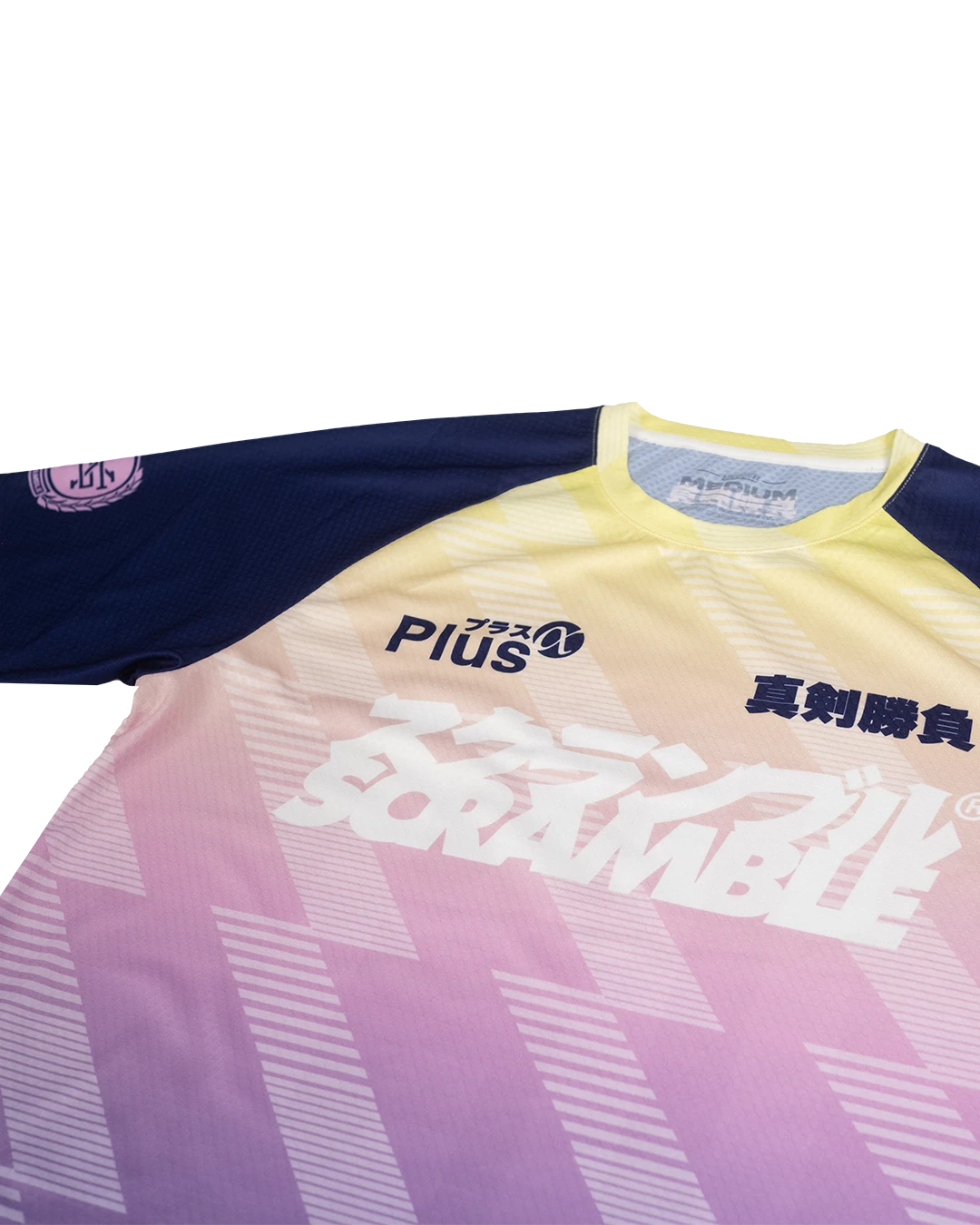 DORAI トレーニングTシャツ PURPLE/YELLOW