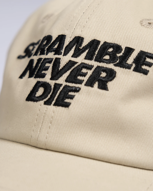 SCRAMBLE NEVER DIE キャップ