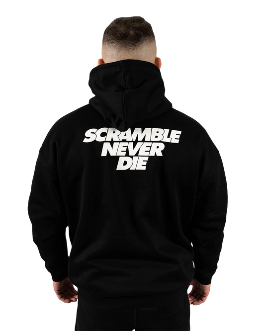SCRAMBLE NEVER DIE パーカー