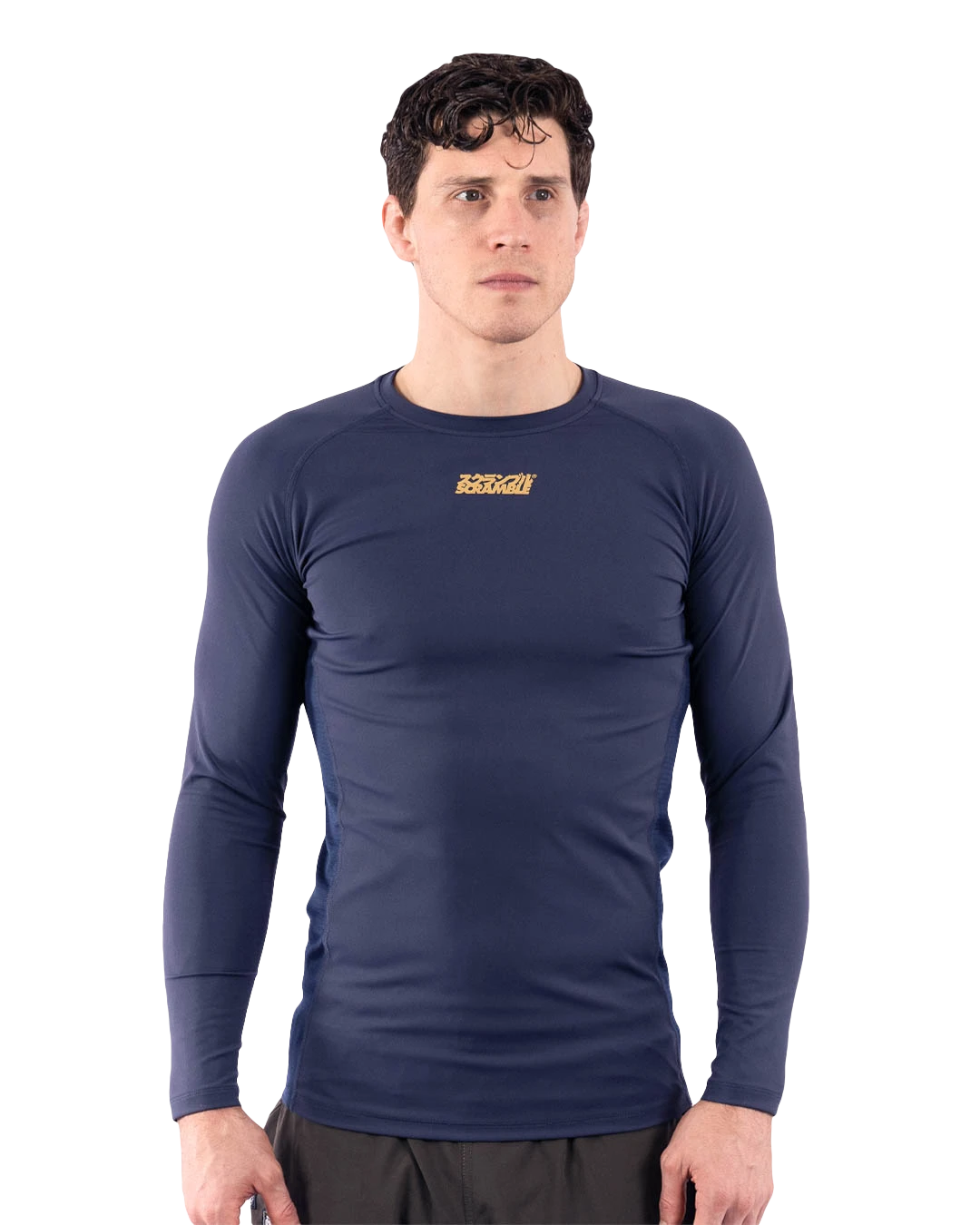 SHINOBI COMPRESSION ラッシュガード LS - MIDNIGHT BLUE – SCRAMBLE JAPAN SHINOBI COMPRESSION ラッシュガード LS - MIDNIGHT BLUE – SCRAMBLE JAPAN