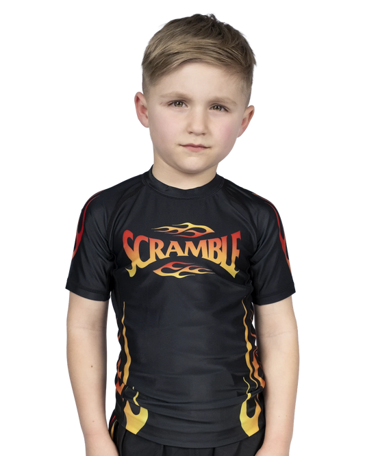 KIDS 1998 FIRE ラッシュガード