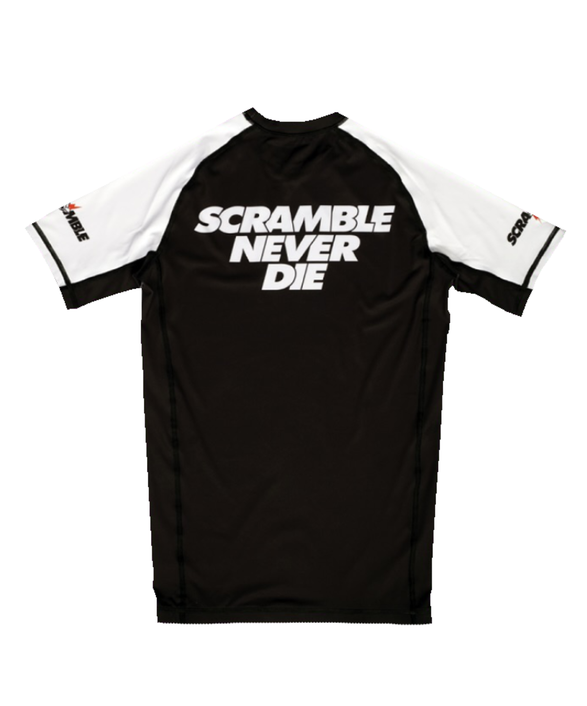 SCRAMBLE NEVER DIE ラッシュガード