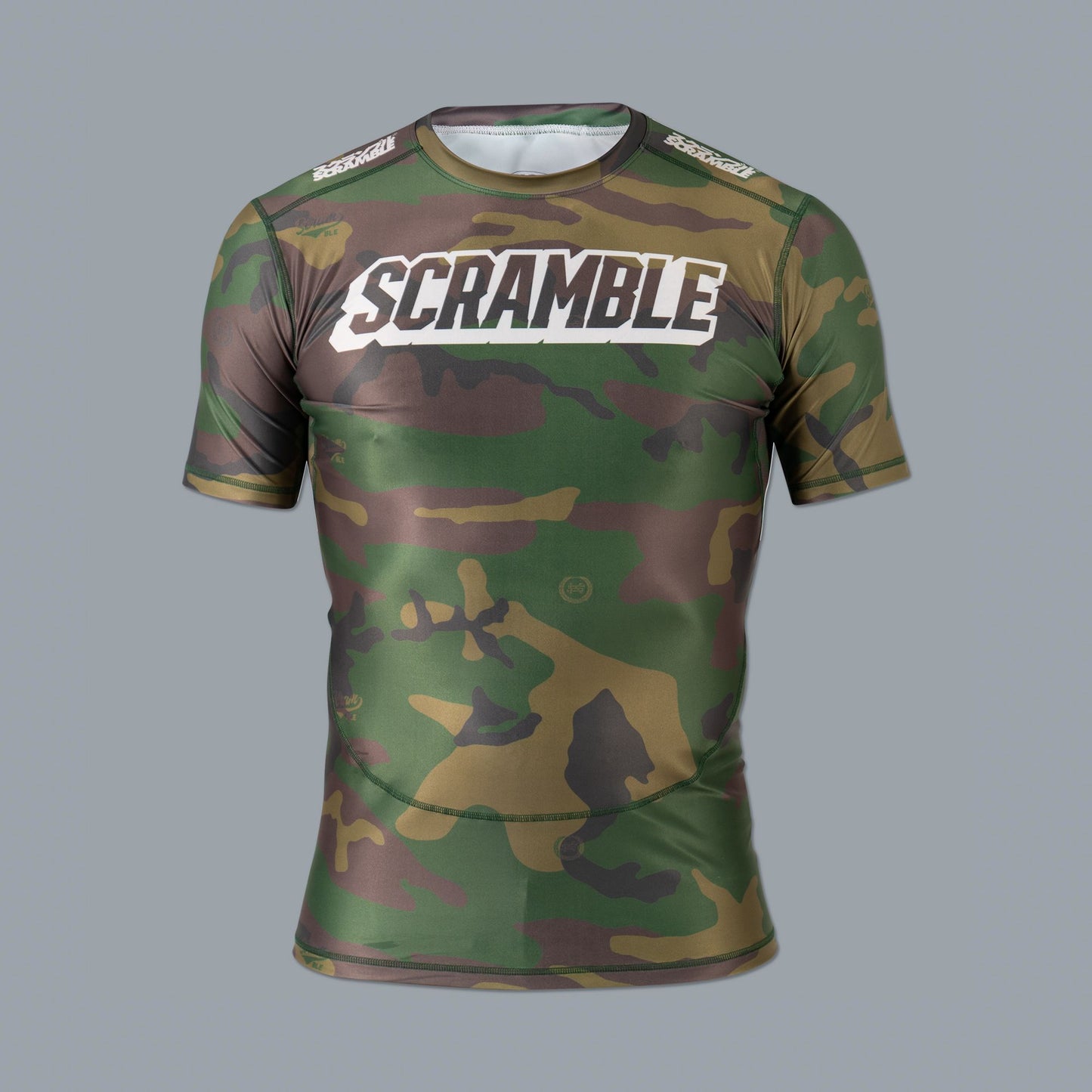 SCRAMBLE TACTIC ラッシュガード WOODLAND CAMO