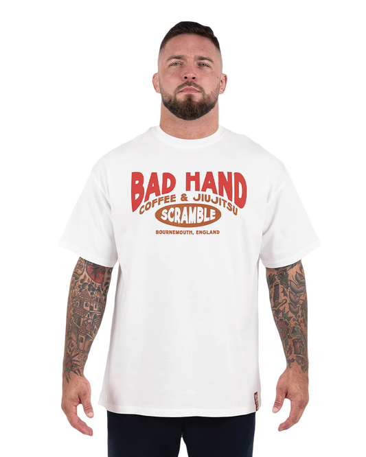 SCRAMBLE x BAD HAND COFFEE Tシャツ