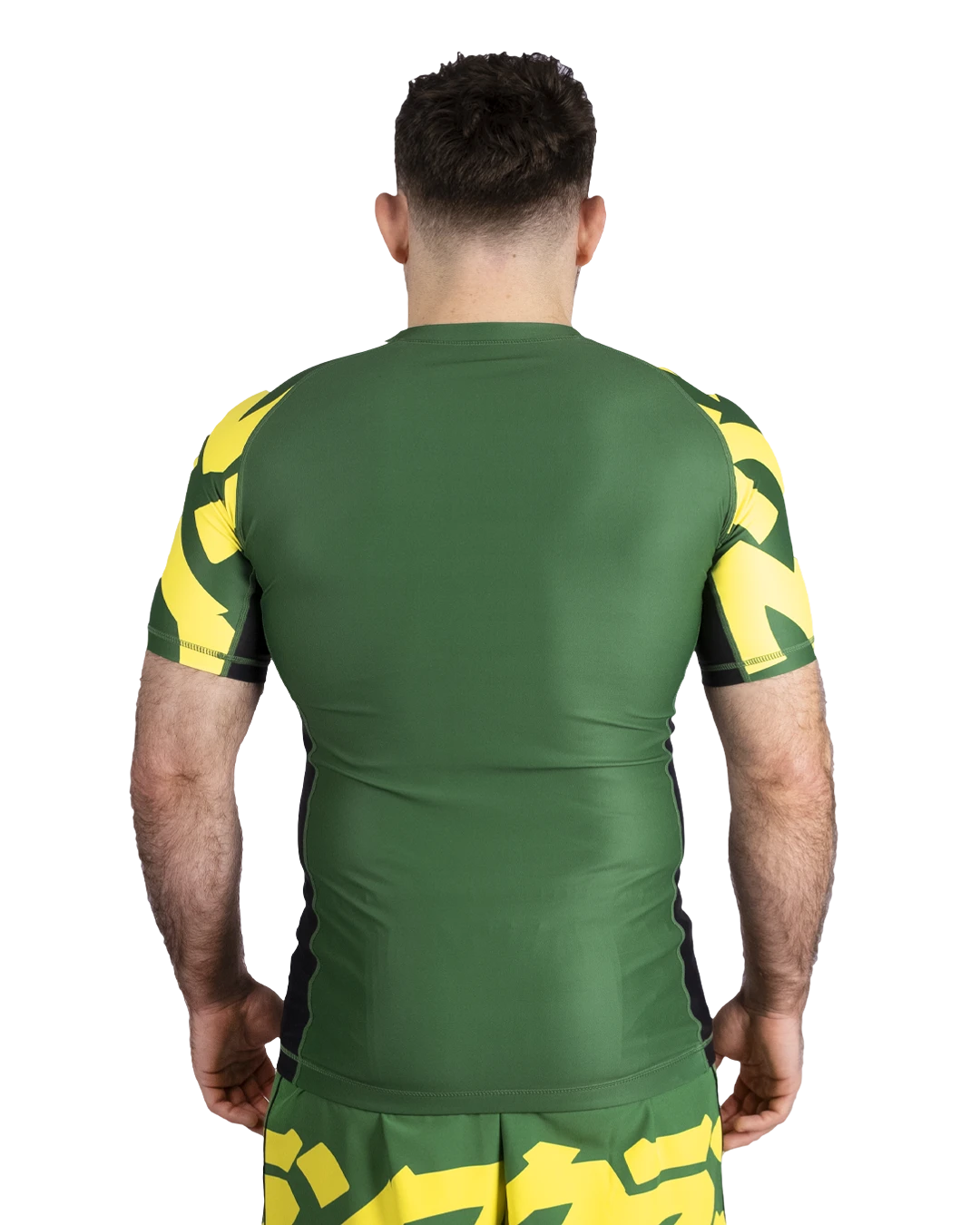 BAKA ラッシュガード GREEN&YELLOW