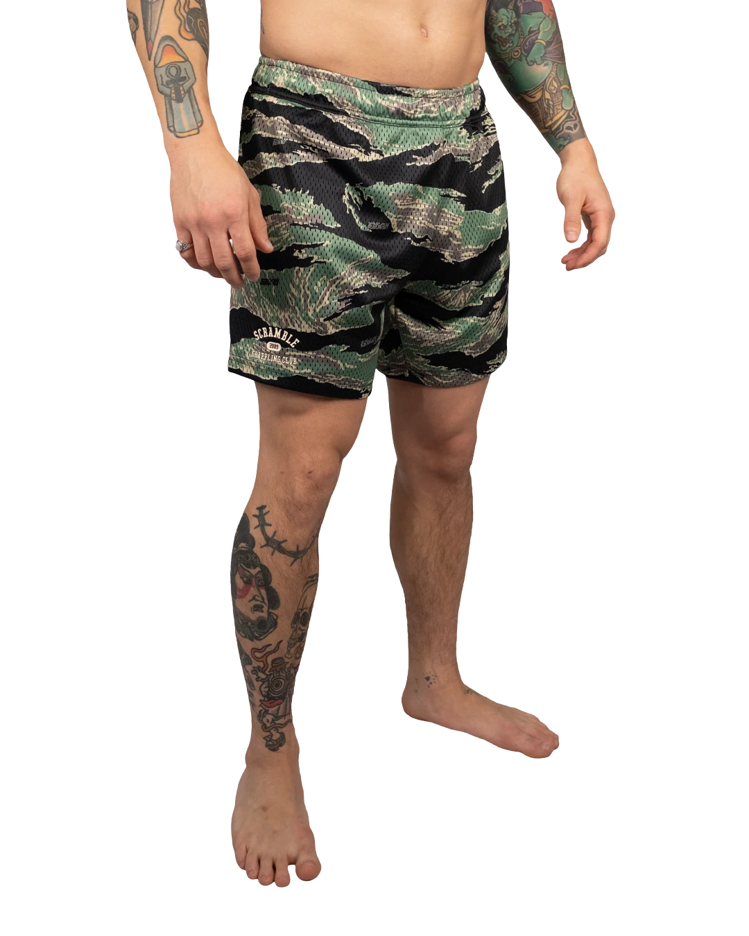 MESH HYBRID グラップリングショーツ TIGER CAMO
