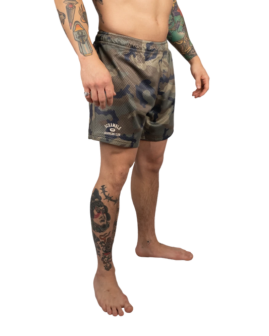MESH HYBRID グラップリングショーツ WOODLAND