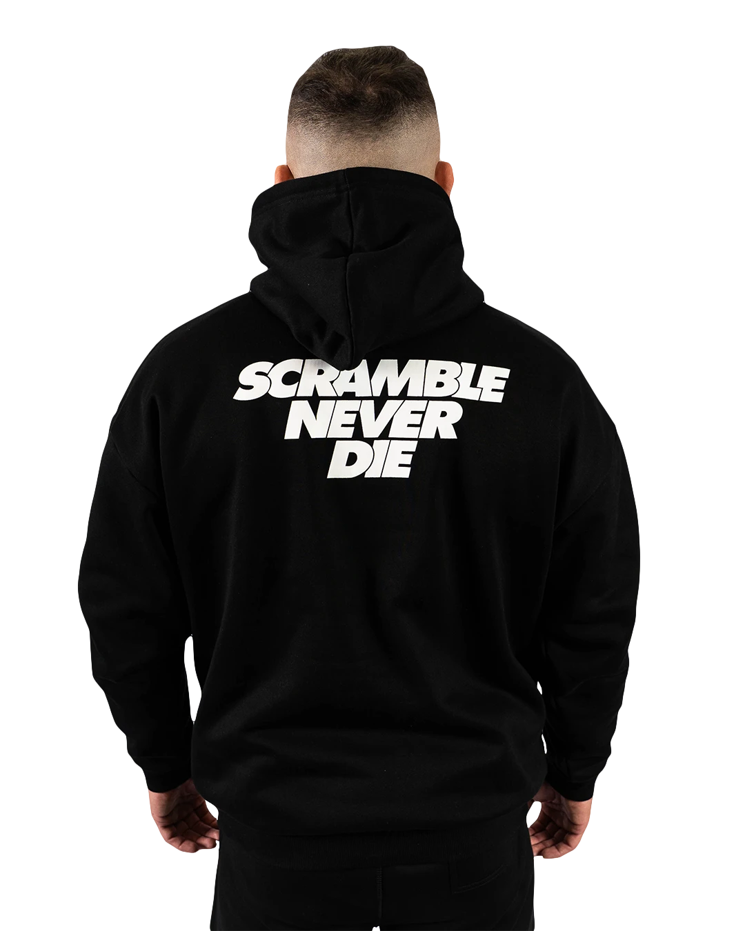 SCRAMBLE NEVER DIE パーカー