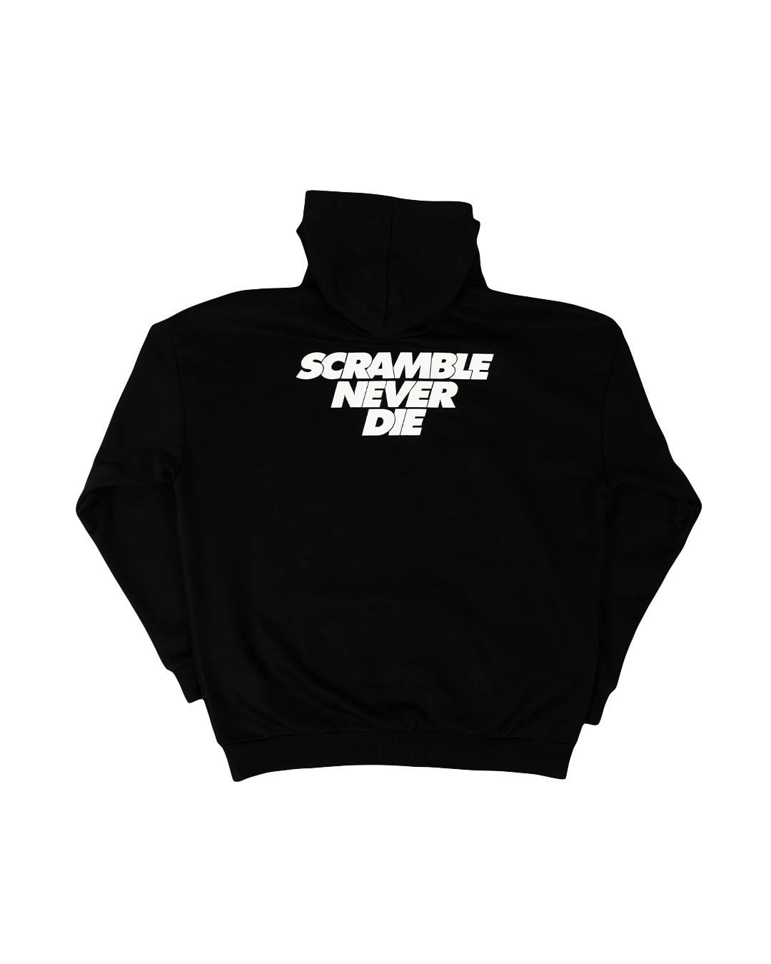 SCRAMBLE NEVER DIE パーカー