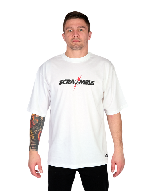 SCRAMBLE NEVER DIE Tシャツ - WHITE